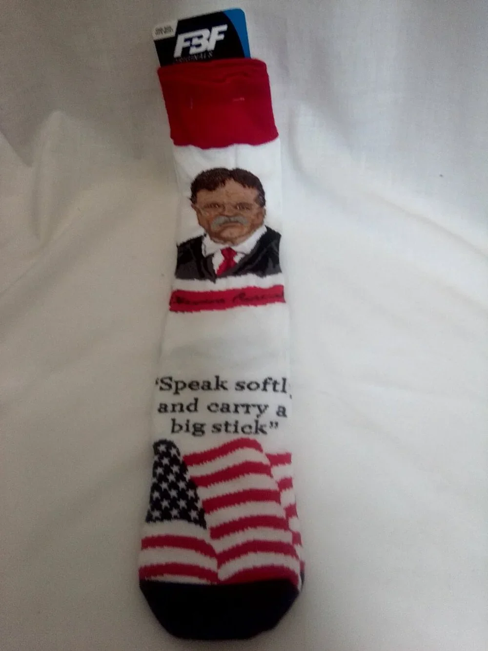 FBF ORIGINALS Theodore Roosevelt socks NWT